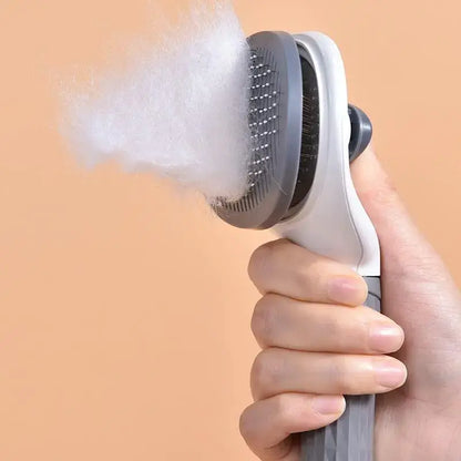 Cat Brush, Cat Comb，Cat Stuff，Dog Brush, Comb for Dogs，Pet Cleaning Accessory Pet Comb for Furry Pets. Suitable for Long Cats and Dogs. Removes Loose Hair and Reduces Shedding.Cat and Dog Deshedding Brush Cat Stuff Pet Tools，Fur Brush Outdoorfun