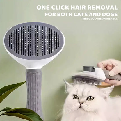 Cat Brush, Cat Comb，Cat Stuff，Dog Brush, Comb for Dogs，Pet Cleaning Accessory Pet Comb for Furry Pets. Suitable for Long Cats and Dogs. Removes Loose Hair and Reduces Shedding.Cat and Dog Deshedding Brush Cat Stuff Pet Tools，Fur Brush Outdoorfun