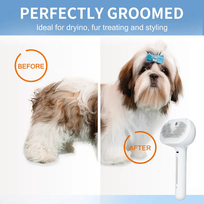 Catpick Pet Spray Hair Removal Comb, One Button Hair Removal Comb, Spray Odor Removal, Cat Brush, Dog Beauty Brush