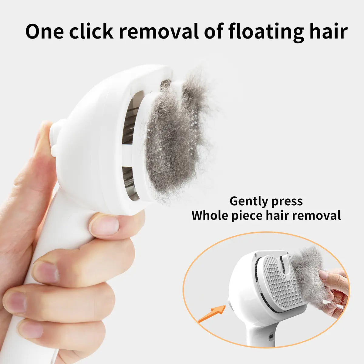 Catpick Pet Spray Hair Removal Comb, One Button Hair Removal Comb, Spray Odor Removal, Cat Brush, Dog Beauty Brush