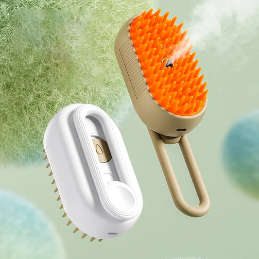 3 in 1 Steamy Electric Pet Brush