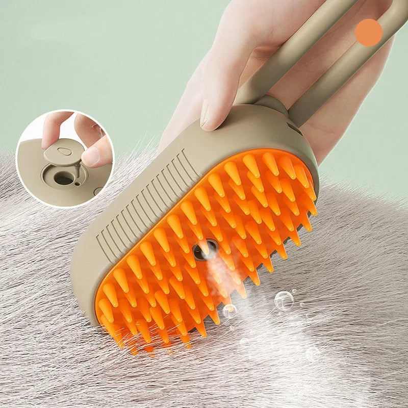 3 in 1 Steamy Electric Pet Brush