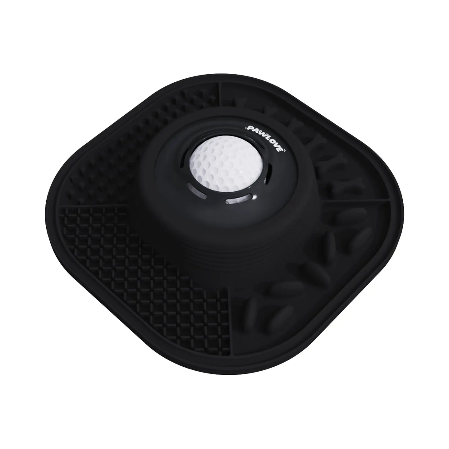 Pawlove Dog Slow Feeder Bowl - Anti-Slip Ball-In Design, 3/4 Cup Capacity Neater Feeder, Food-Grade, Ball Movement Curbs Splash Mess, Prevents Spill, Dishwasher Safe for Liquid Treats, Bone Broth, Anxiety Relief, Post-Op Use | Pet Supplies, Licking Bowl